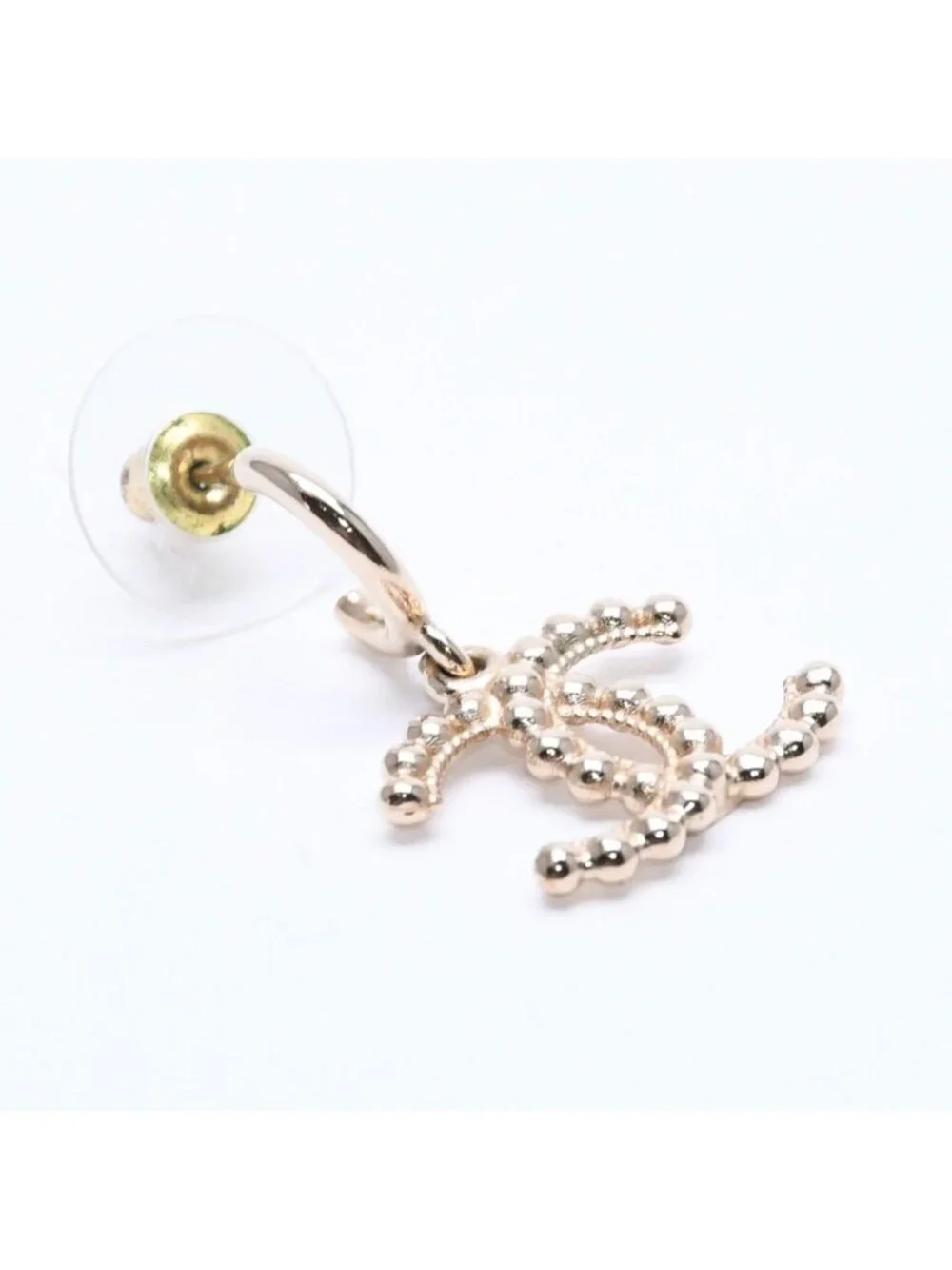 Chanel CC Logo Swing Earrings 22